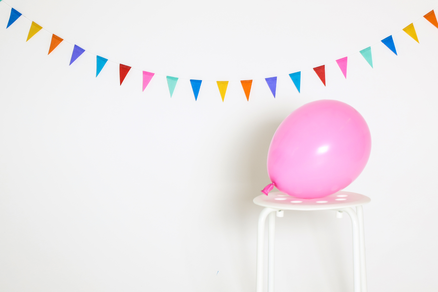 Preview: Mini Wimpelkette - Color Pop