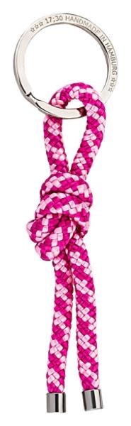 Schlüsselanhänger Knoten - pink-rosa