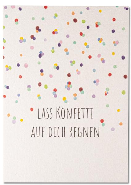 Konfetti, bunt